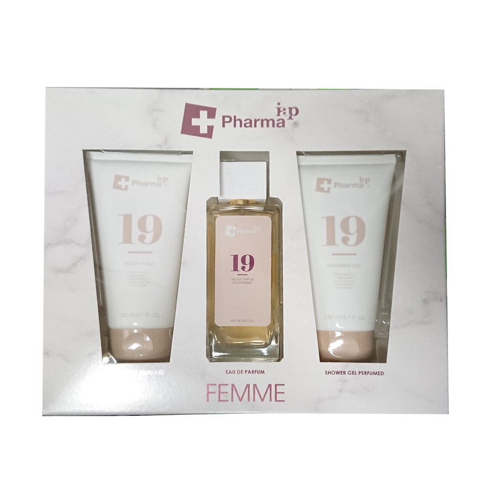 IAP Pharma Coffret Perfume Nº19 - 150ml + 100ml + 150ml | Farmácia Camelo