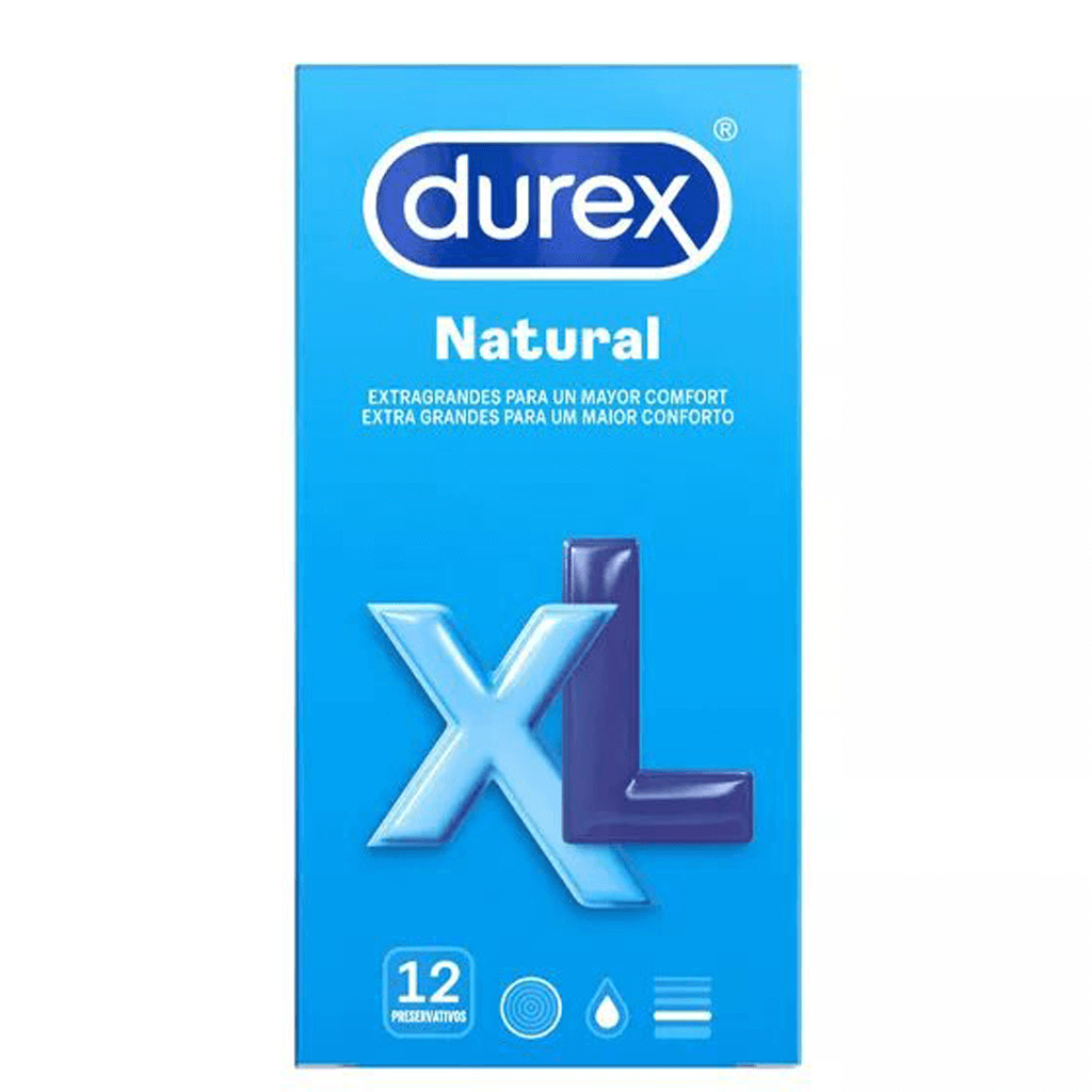 DUREX Natural XL - 12 Preservativos