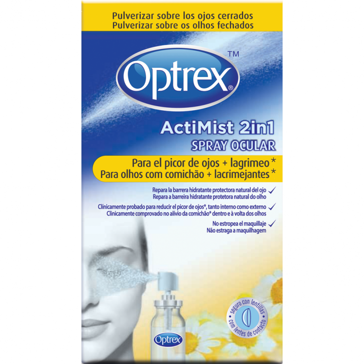 Optrex ActiMist Spray, Ojos secos e irritados