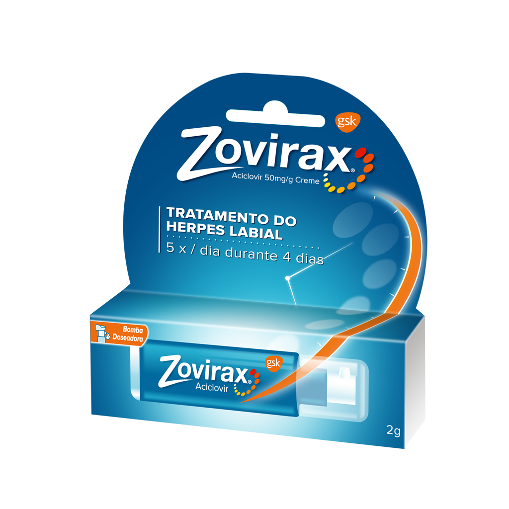 Novirax Zovirax Bomba Doseadora - 2gr | Farmácia Camelo